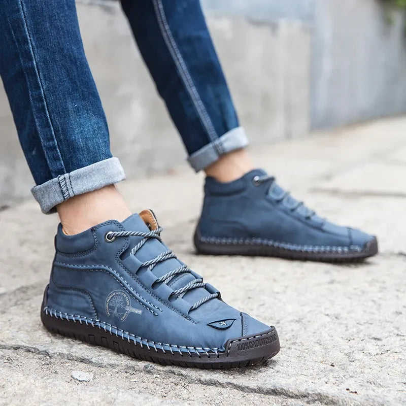 Retro Pigskin Boots