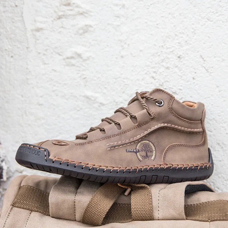 Retro Pigskin Boots