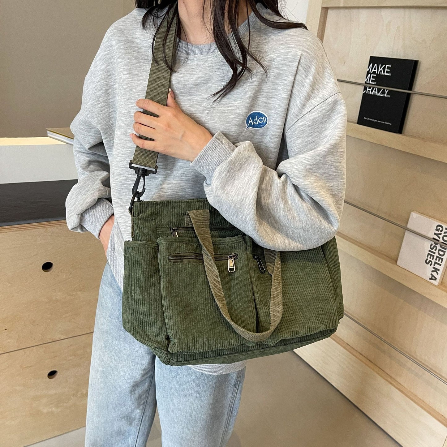 Corduroy Tote Bags
