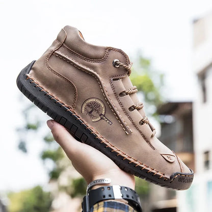 Retro Pigskin Boots